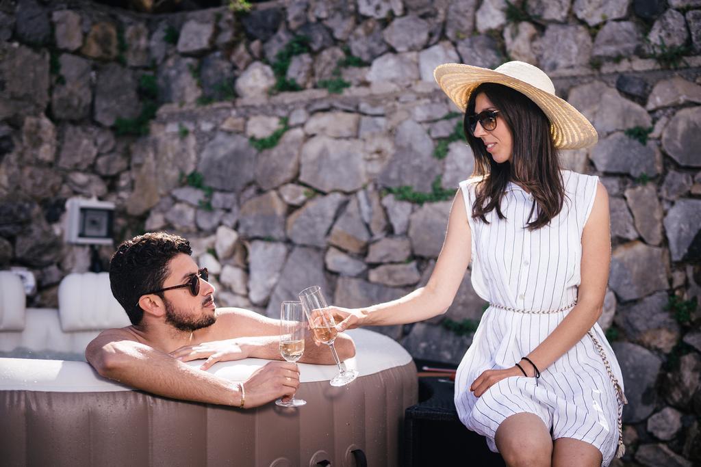 Sea View Villa In Ravello With Lemon Pergola, Gardens And Jacuzzi - Ideal For Elopements Eksteriør billede