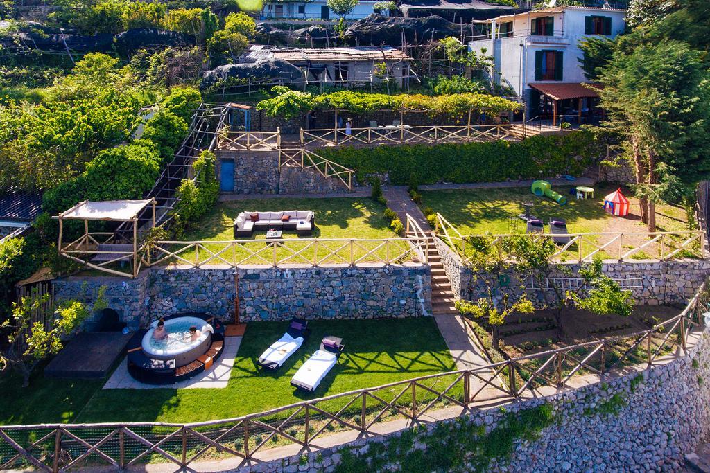 Sea View Villa In Ravello With Lemon Pergola, Gardens And Jacuzzi - Ideal For Elopements Eksteriør billede