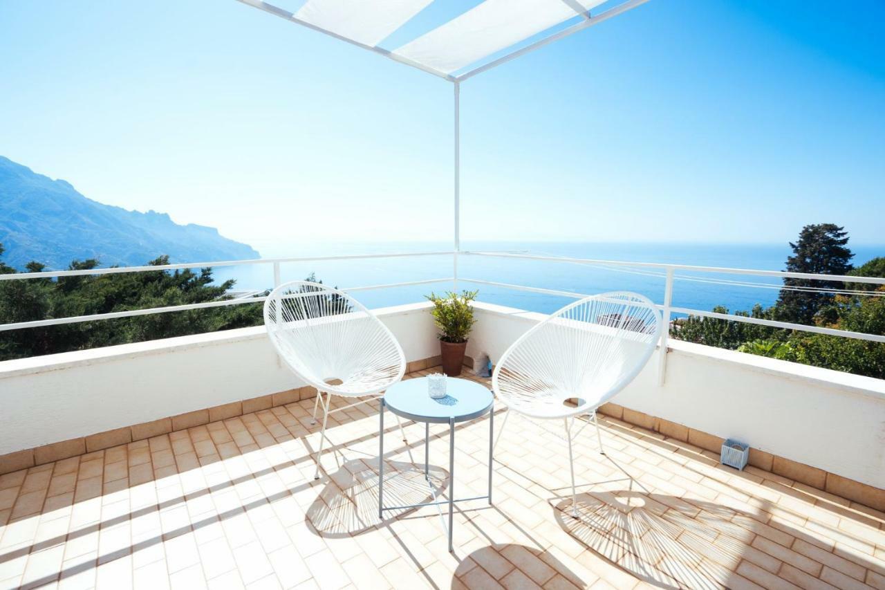 Sea View Villa In Ravello With Lemon Pergola, Gardens And Jacuzzi - Ideal For Elopements Eksteriør billede